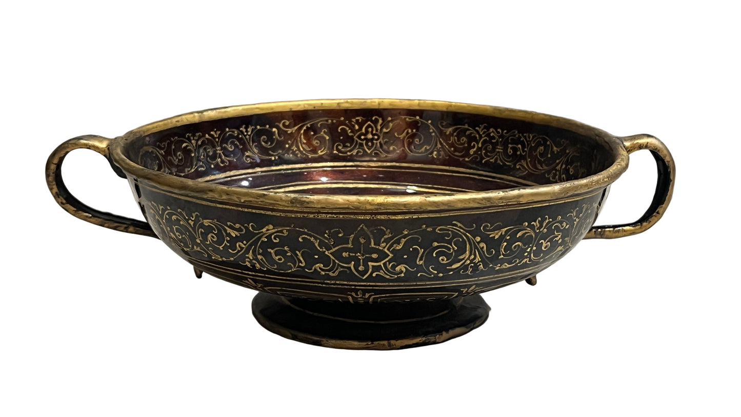 1860 Antiques French Limoges Enamel Charger