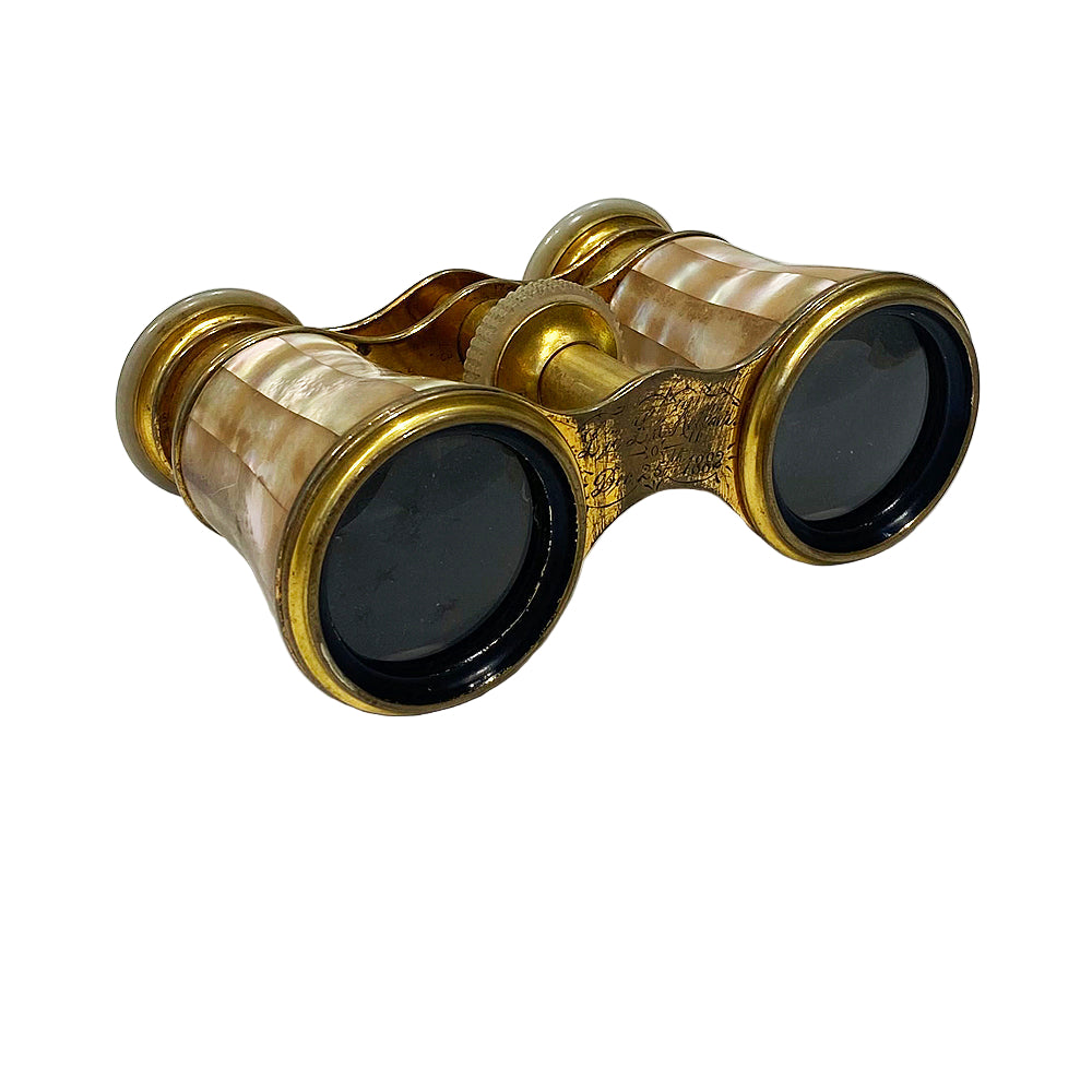 Vintage Lemaire of Paris Mother of Pearl France Binoculars