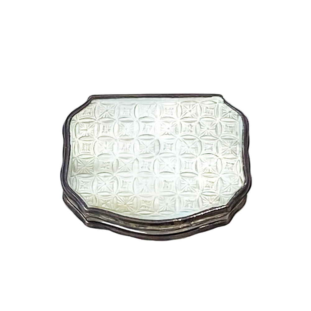 Vintage France Sterling Sliver Pill Box