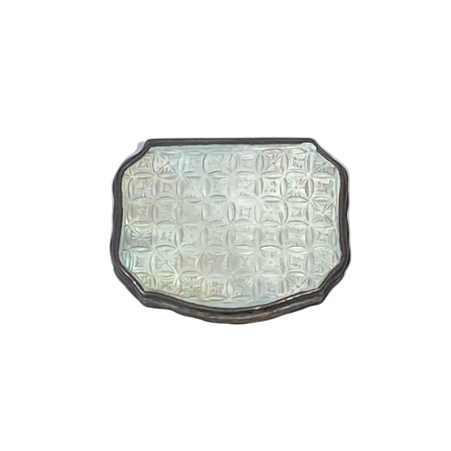 Vintage France Sterling Sliver Pill Box