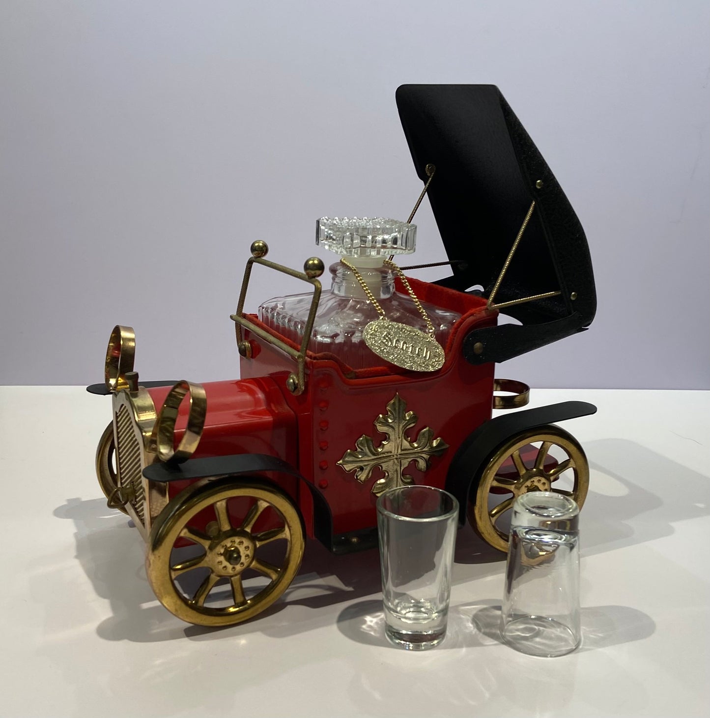 Vintage Antique Car Liquor Decanter
