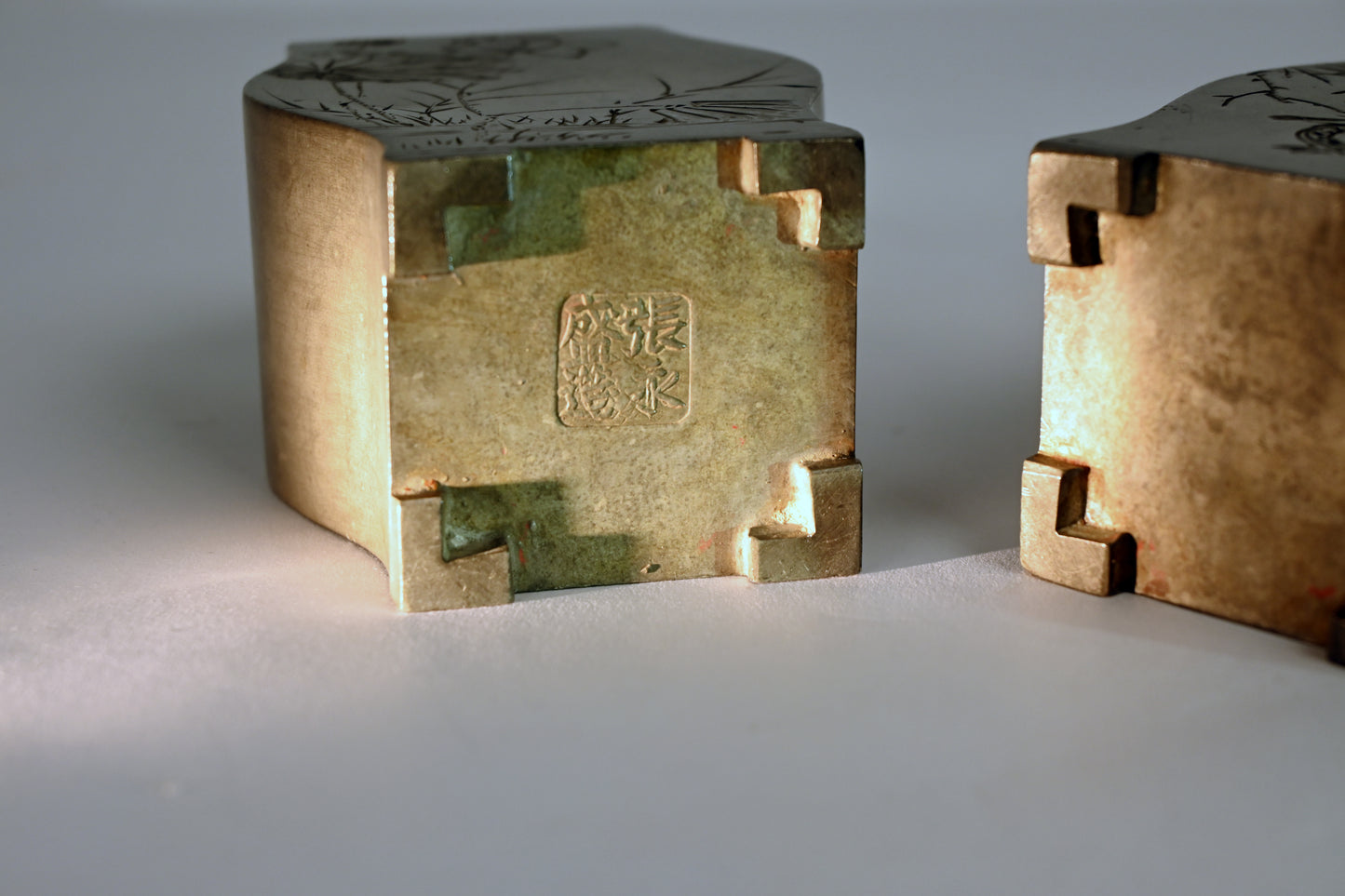 A pair of Pewter Tea Caddies, 19th Century