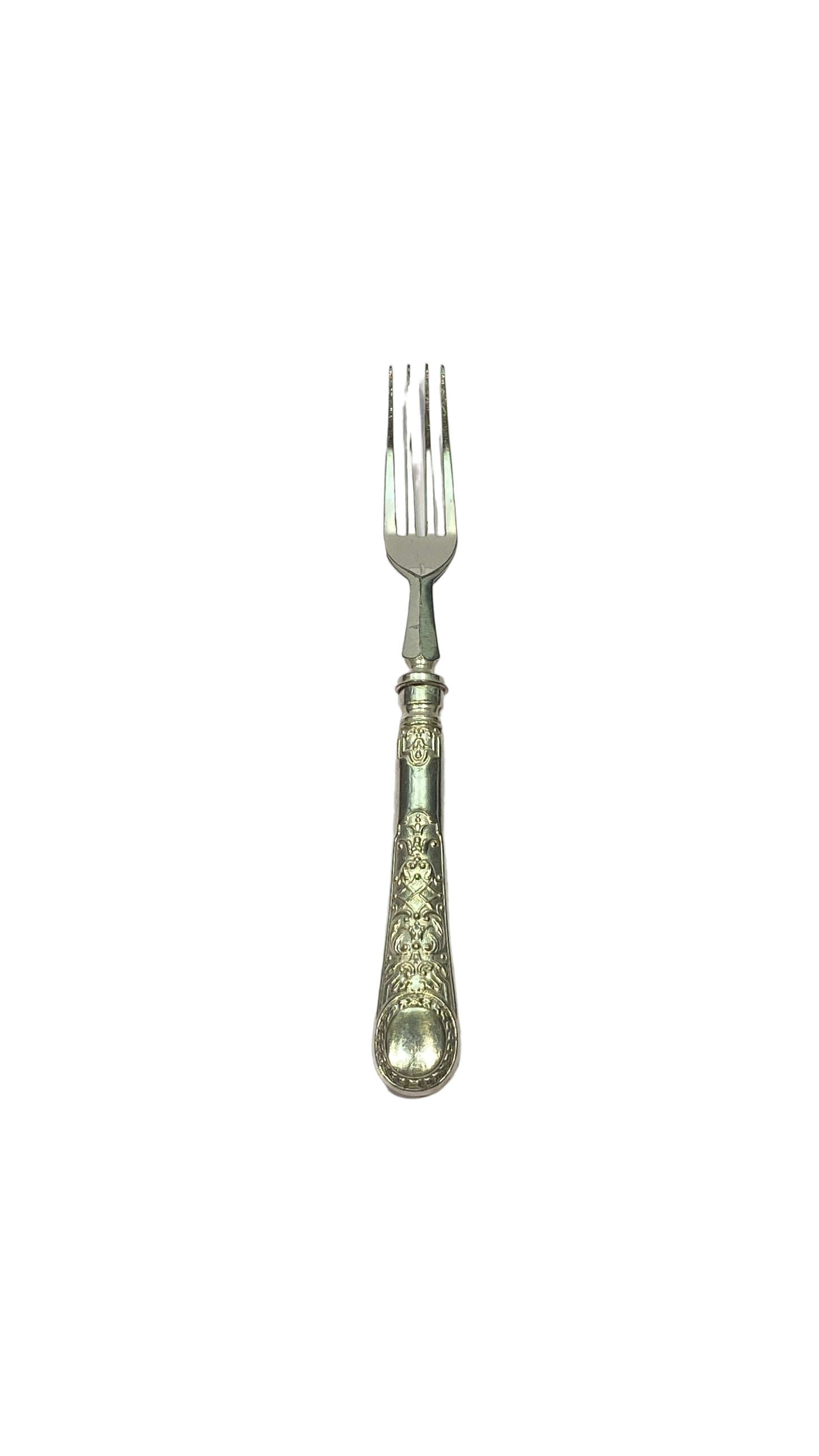 Vintage Canteen of 12 Pairs of Silver Plated Victorian Fruit/ Dessert Knives & Forks