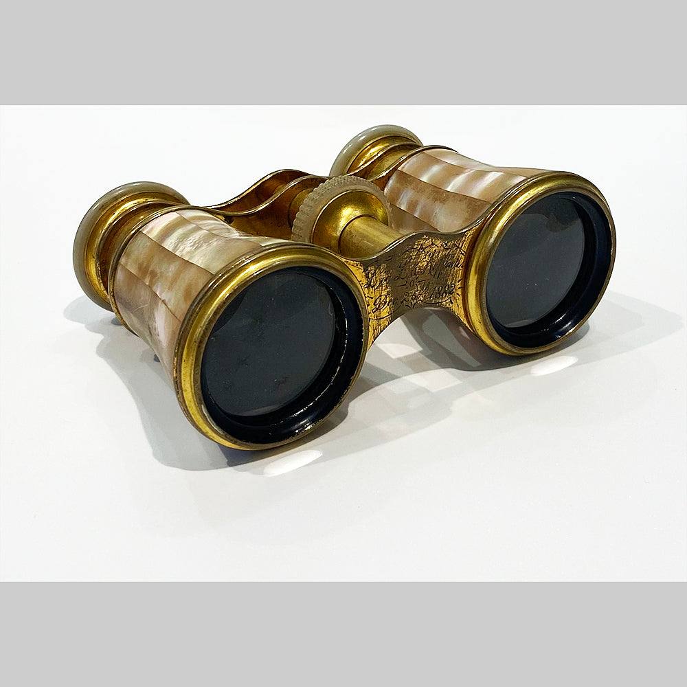 Vintage Lemaire of Paris Mother of Pearl France Binoculars