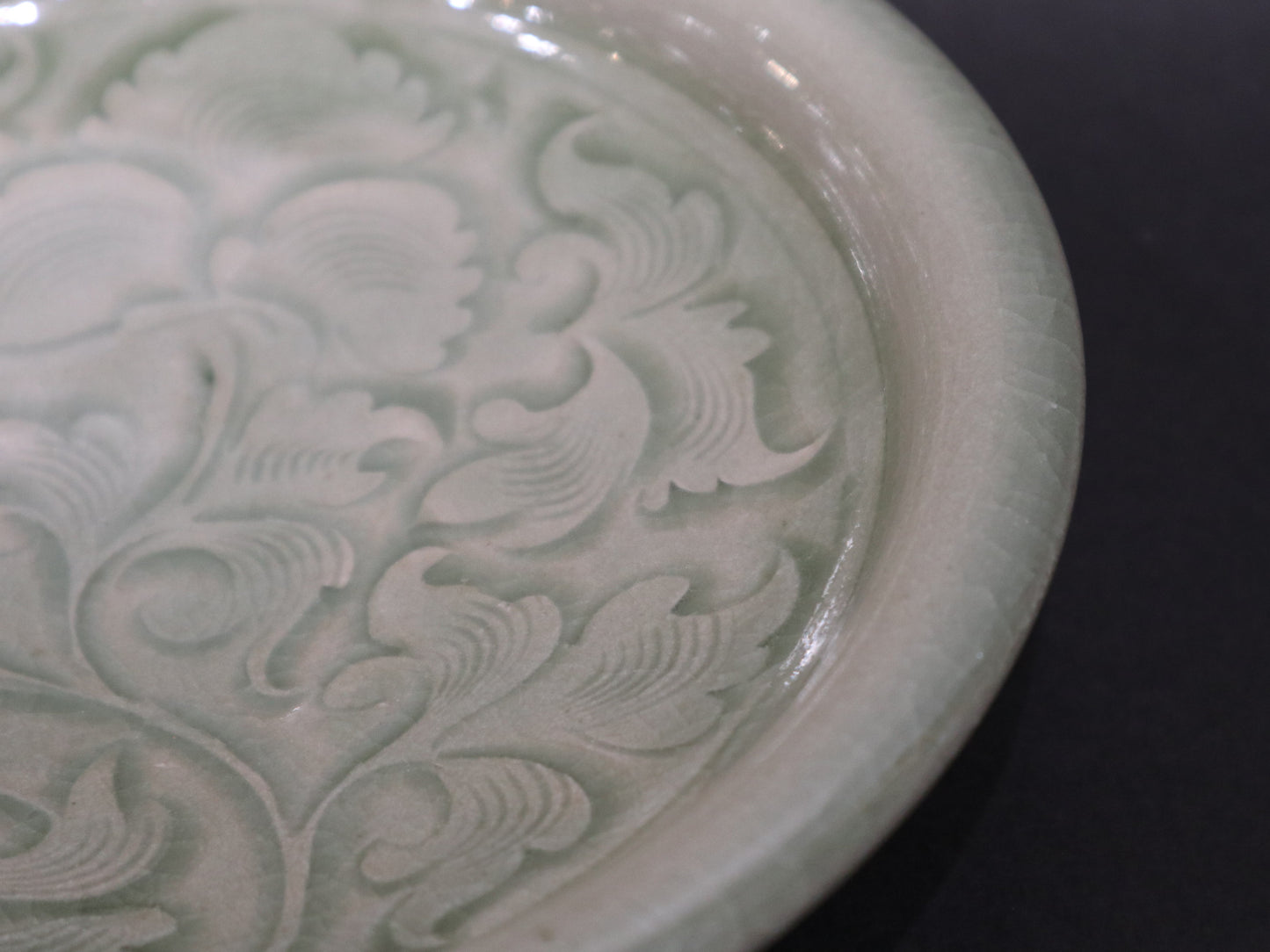 A Yaozhou Carved Floral Dish, North Song